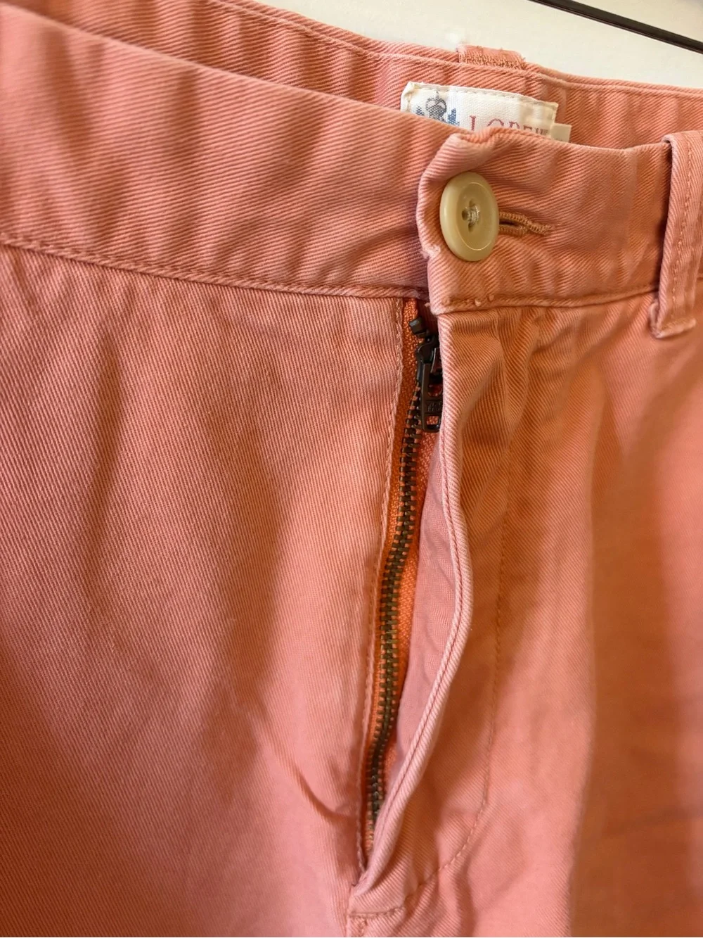 🌻J. Crew Men's Coral Cotton Chino Shorts